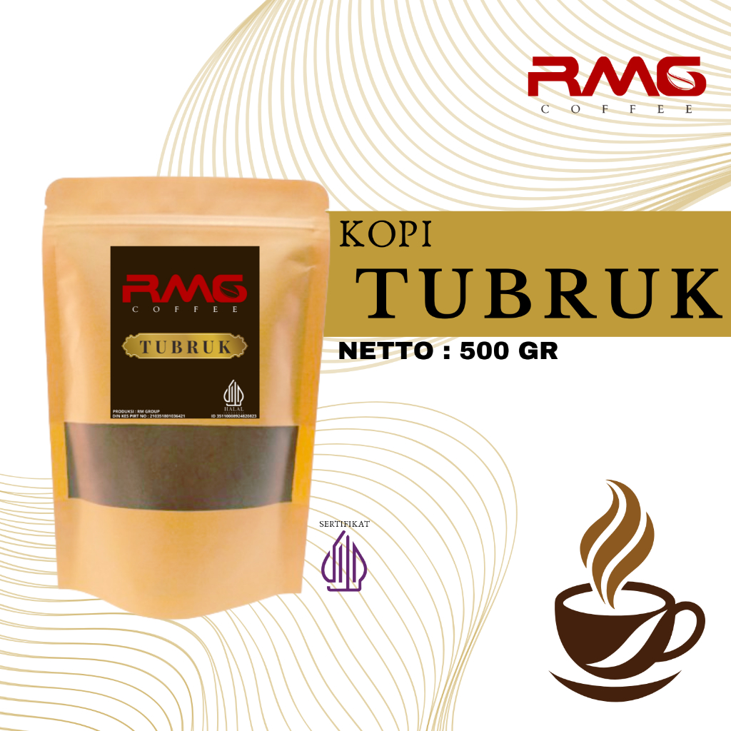 

Bubuk Kopi TUBRUK RMG isi 500 Gram