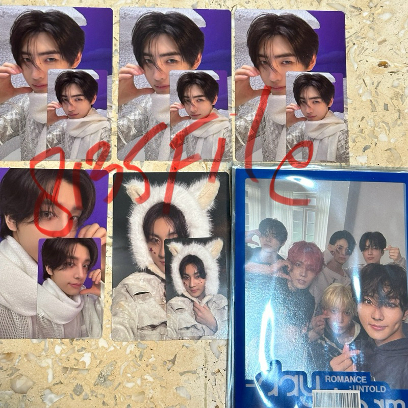 ready stock pob benefit photocard weverse enhypen romance untold daydream sunghoon jake jungwon