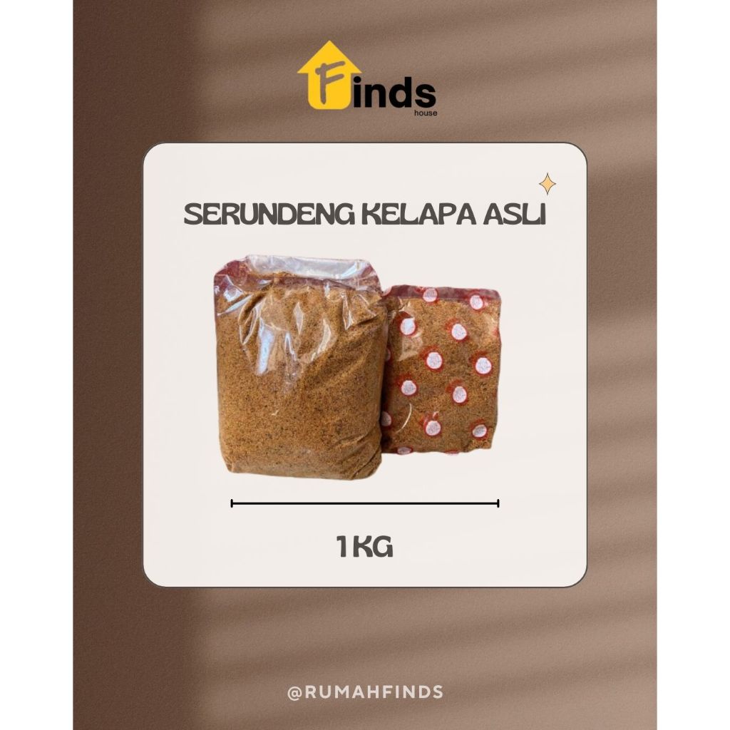 

Serundeng Kelapa Halal ±1Kg - Manis Gurih Autentik