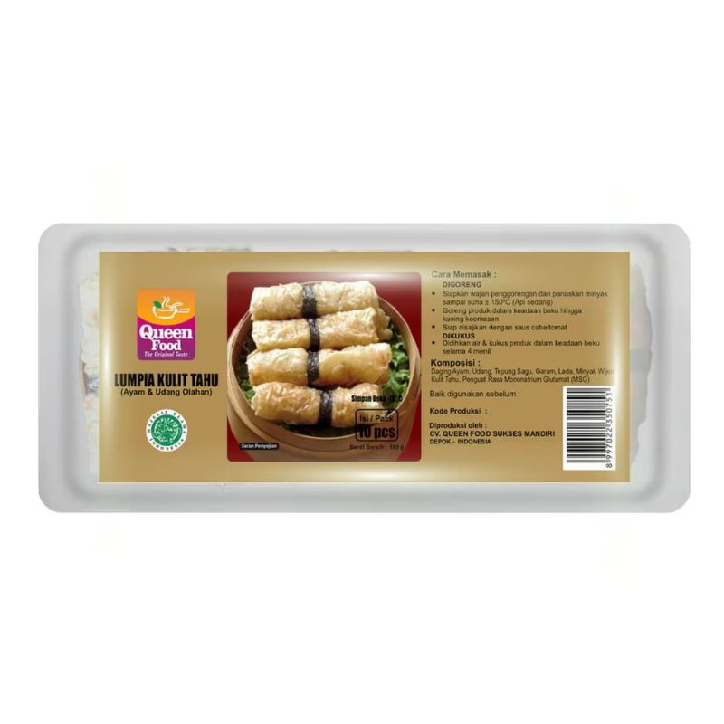 

QUEEN FOOD LUMPIA KULIT TAHU 180g