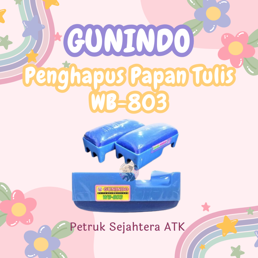 

[PCS] PENGHAPUS PAPAN TULIS WHITEBOARD TANGGUNG GUNINDO WB803