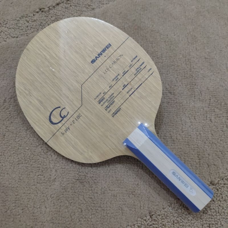 Sanwei CC LD Carbon ST Blade Bet Tenis Meja Pingpong