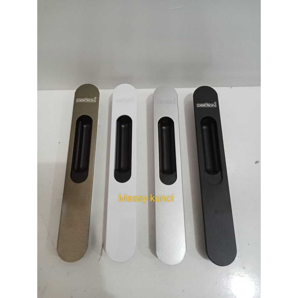 Handle Tarikan Kunci Pintu Jendela Sliding Geser Dekson Z08A Dengan Anak Kunci