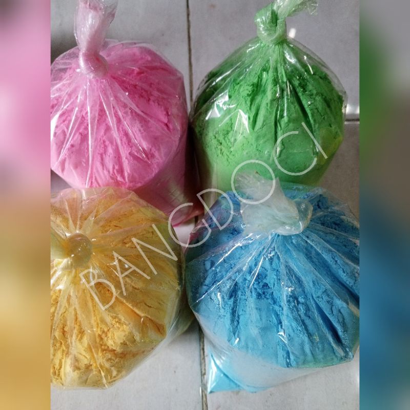 

250gram masing-masing utk 4 WARNA-HOLLY powder- Total 1kg 4warna