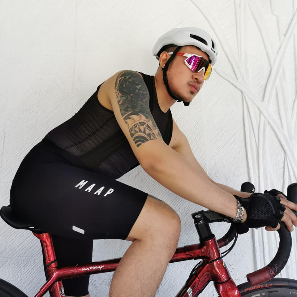 SXB BIB SHORT BIG LOGO VERTICAL CELANA SEPEDA PADDING  TYPE SULTAN