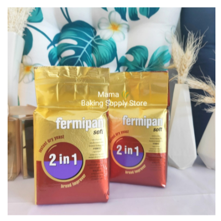 

FERMIPAN Soft 2 in 1 Ragi Instant Dry Yeast Kering Fermipan 500 gr