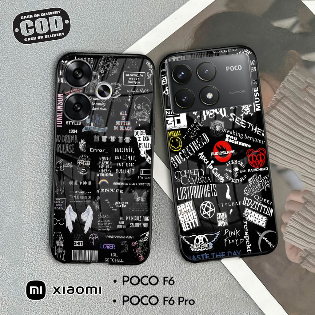 Softcase Kaca For POCO F6 & POCO F6 PRO - Case Handphone POCO F6 & POCO F6 PRO [T06].