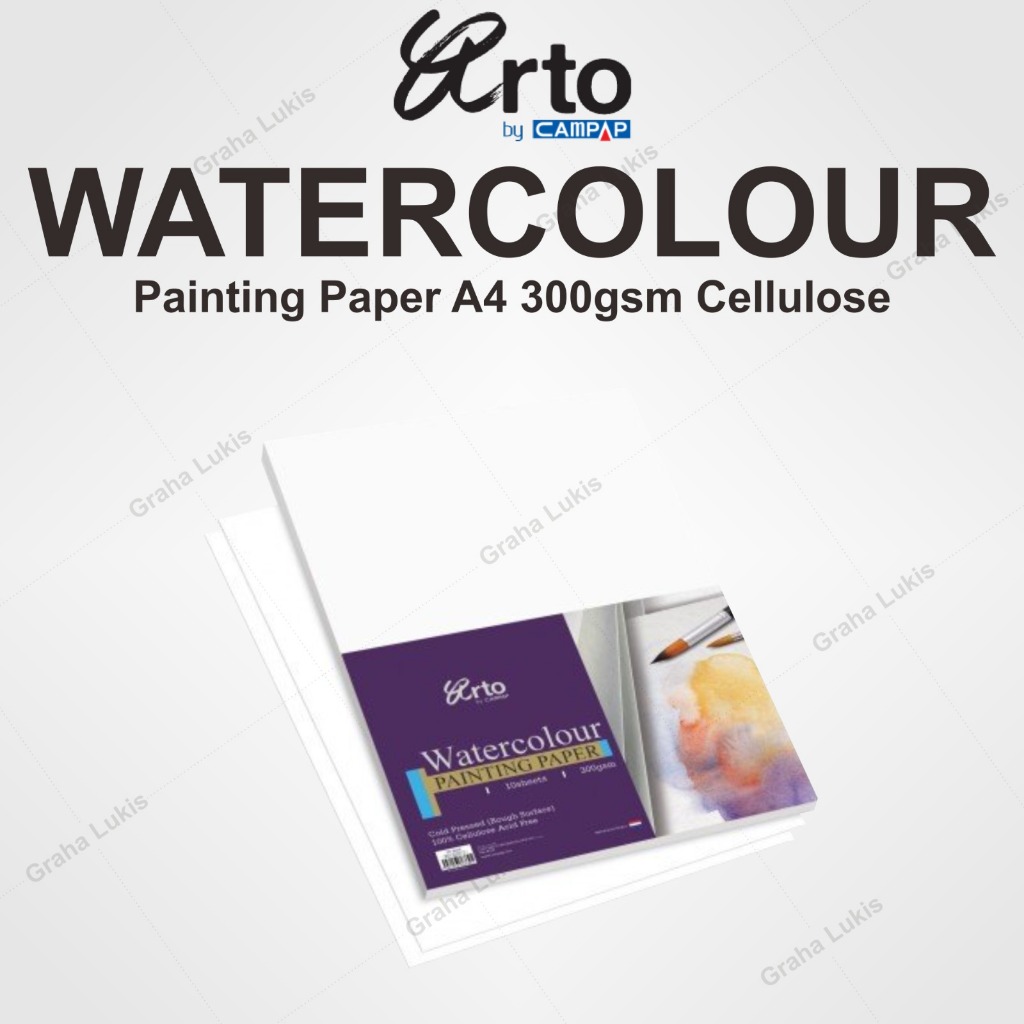 

Arto Watercolour Paper A4 - 300gsm - Cellulose