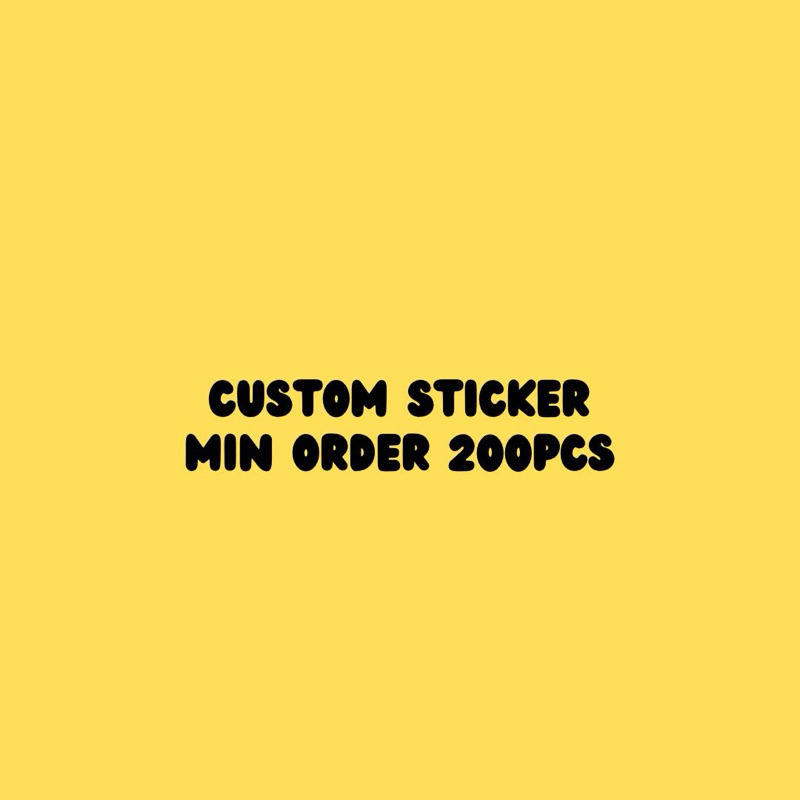 

CETAKAN STICKER LABEL MURAH 3D GLOSSY