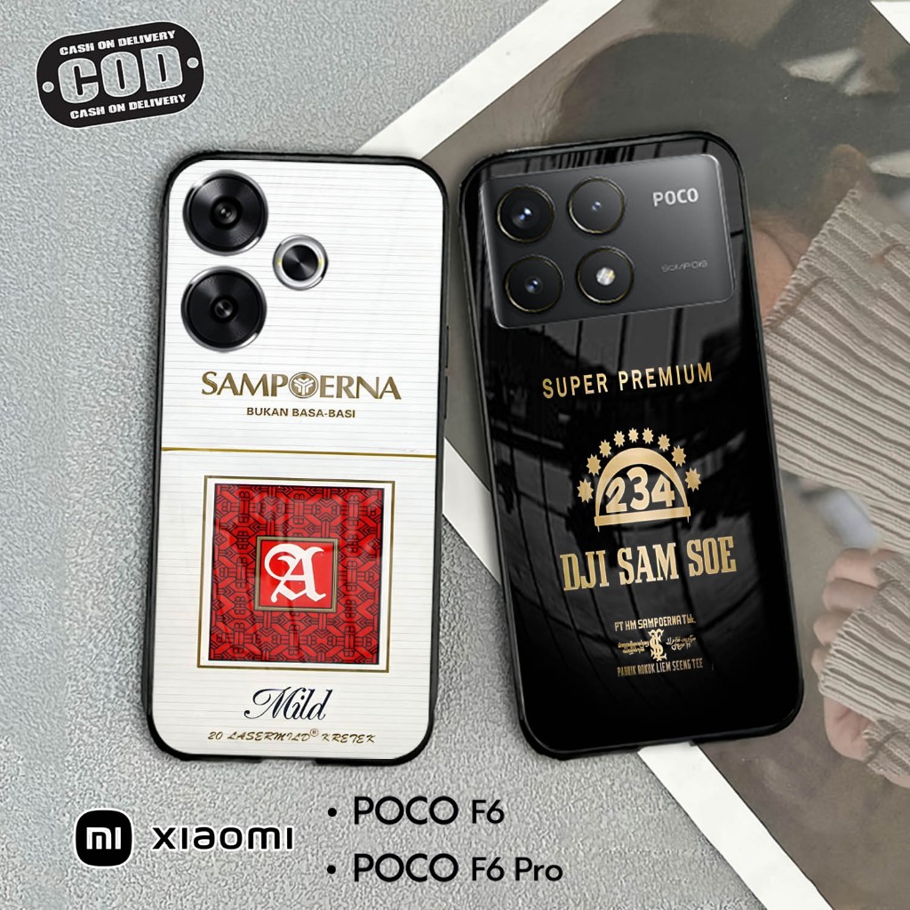Softcase Kaca For POCO F6 & POCO F6 PRO - Case Handphone POCO F6 & POCO F6 PRO [T11].
