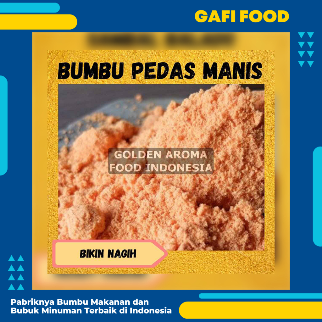 

BUMBU TABUR RASA PEDAS MANIS 1 KG FOOD GRADE Bubuk Tabur Pedas Manis 1kg Enak Halal Terbaik