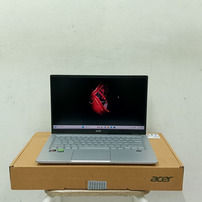 laptop Acer swift X amd Ryzen 5-5600U RTX 3050 ram 16gb/SSD 512gb fhd IPS fullset