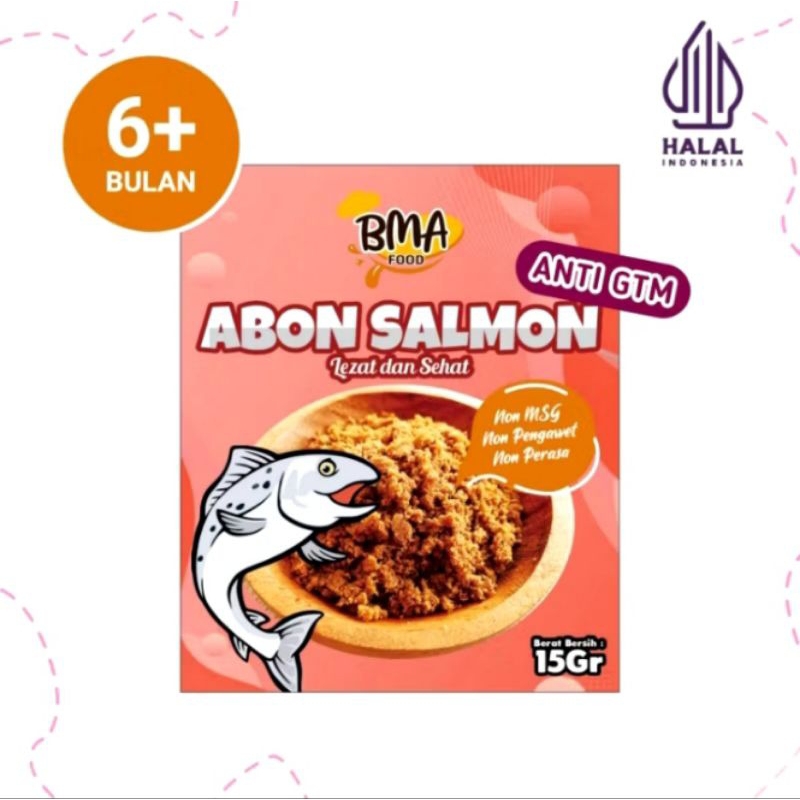 

Abon MPASI Anti GTM NON MSG BB Booster Abon Bayi Abon Salmon 15gr