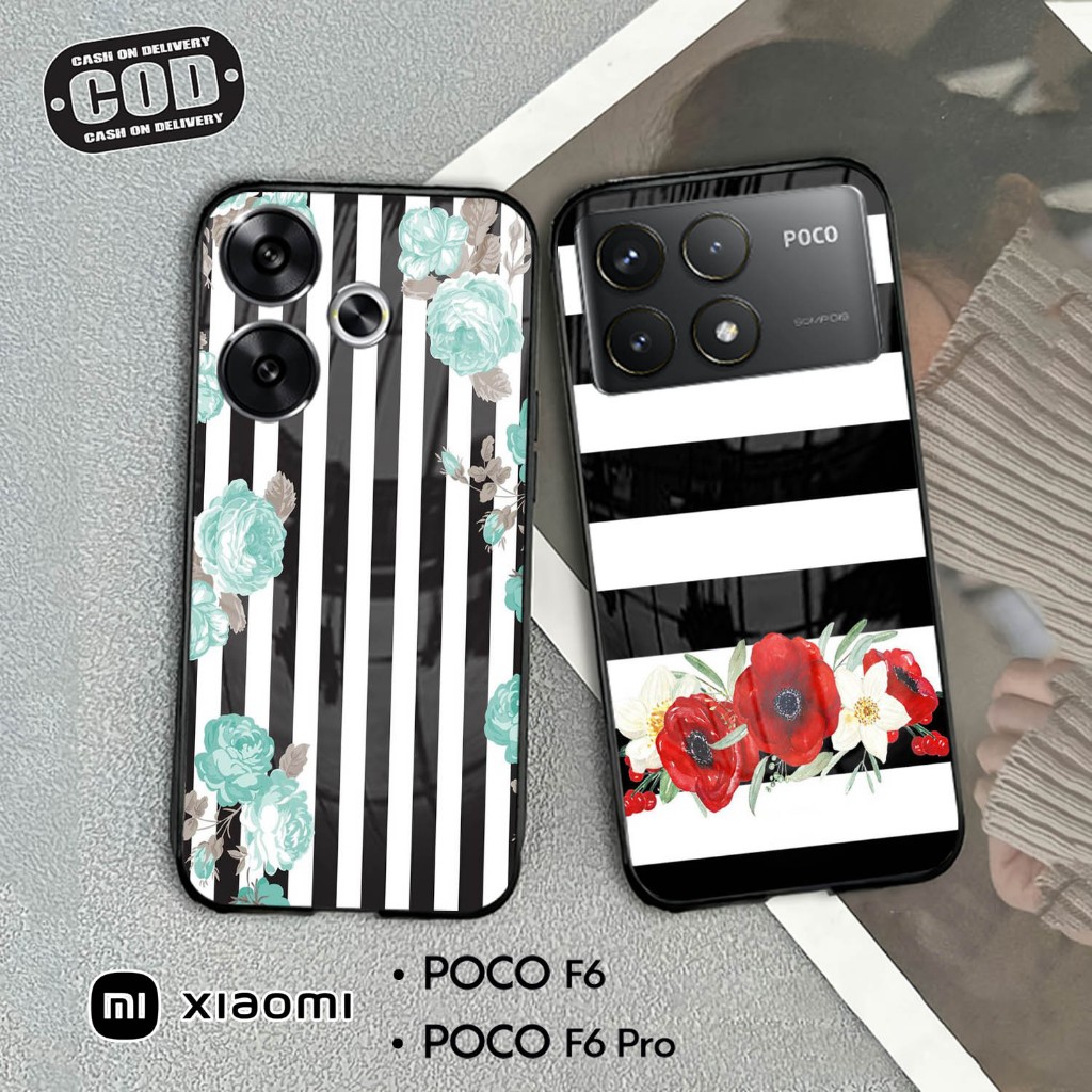 Softcase Kaca For POCO F6 & POCO F6 PRO - Case Handphone POCO F6 & POCO F6 PRO [T28].
