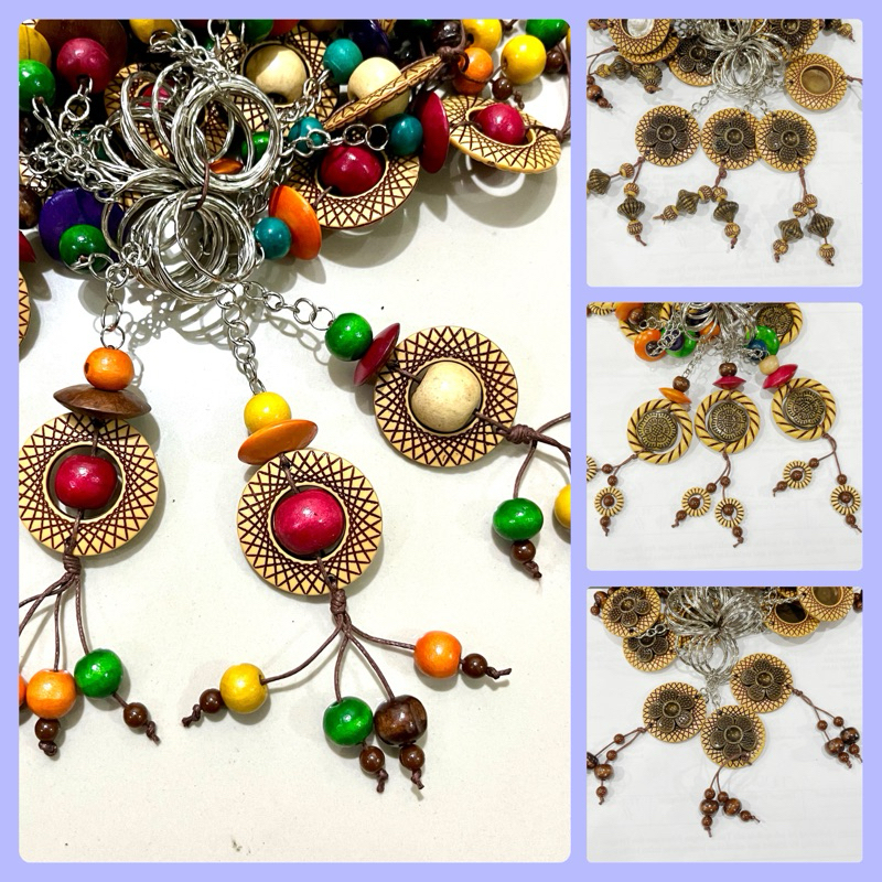 Gantungan Kunci Etnik 1 kodi (isi 20 pcs) Ganci unik souvenir oleh oleh khas malioboro jogja