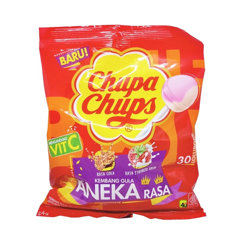 

Chupa Chups Permen Lollipop / Lolipop Refill (isi 30 pcs)