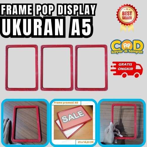 

STAND PROMO, STAND PROMOSI, STAND FRAME PORTABLE DISPLAY A5