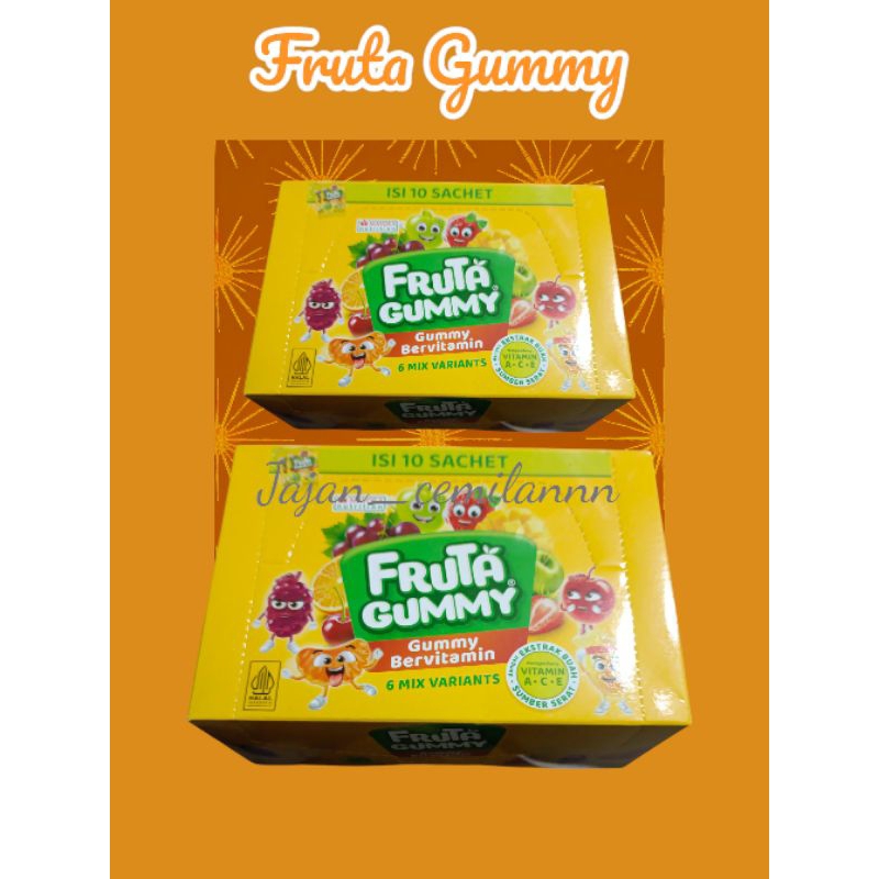 

Permen Fruta Gummy Isi 10