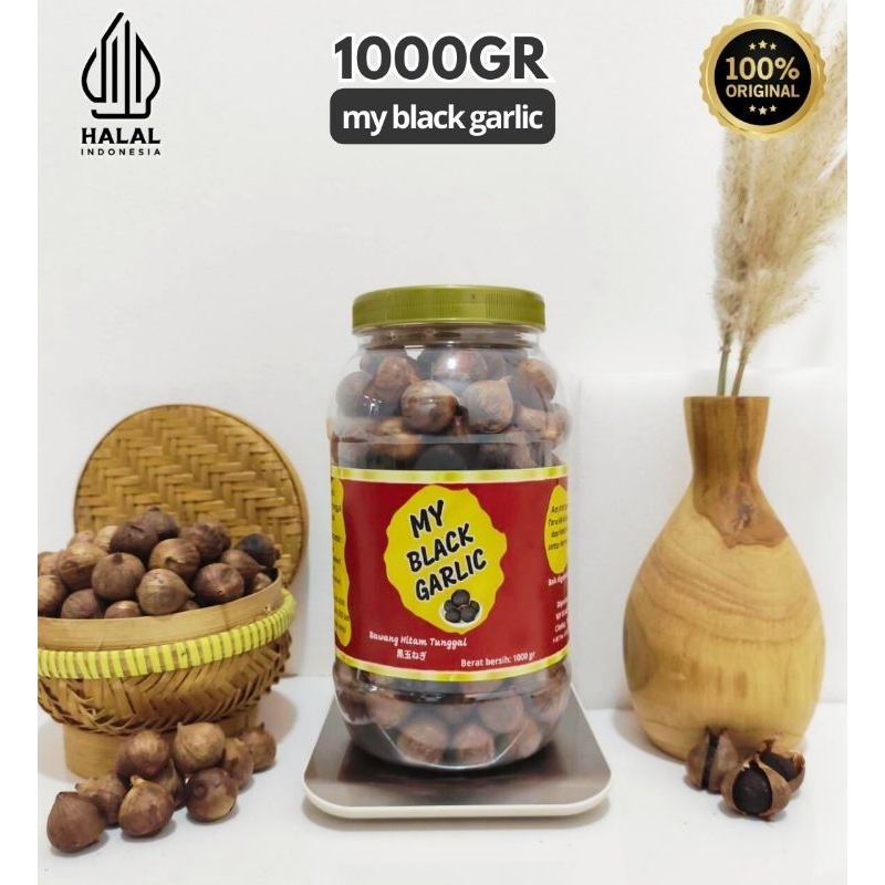 

Black Garlic Tunggal Bawang Hitam Tunggal My Black Garlic kemasan 1.kg