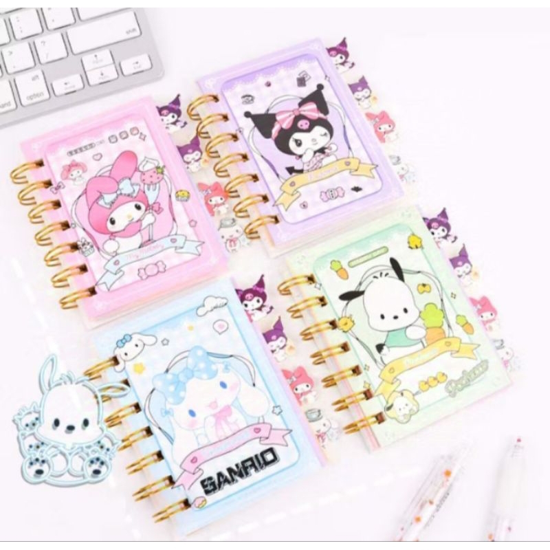

BUKU CATATAN RING A7 MOTIF SANRIO DENGAN PEMBATAS