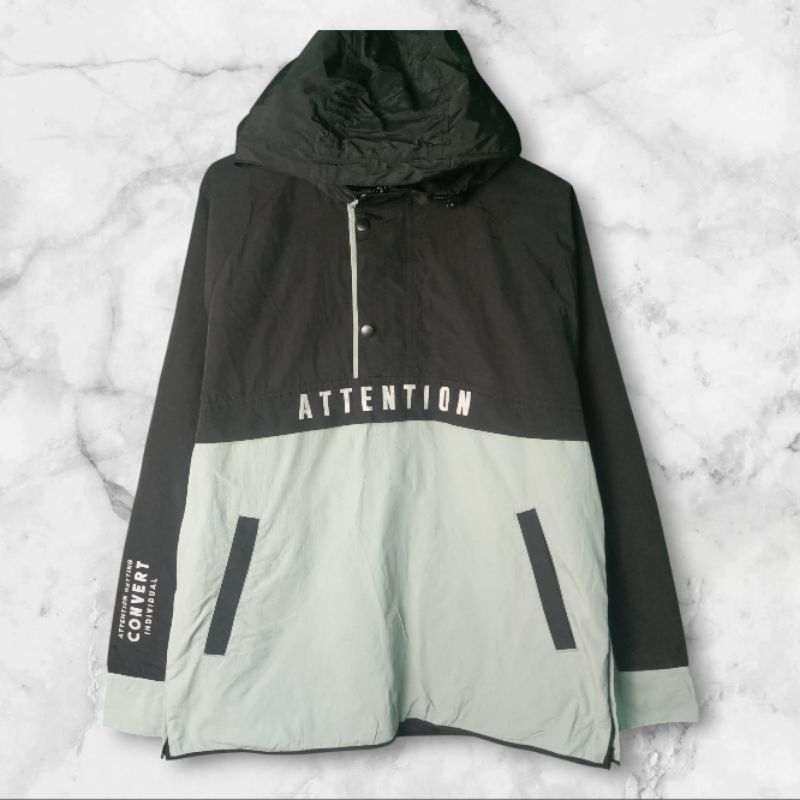 jaket halfzip anorak button ugiz