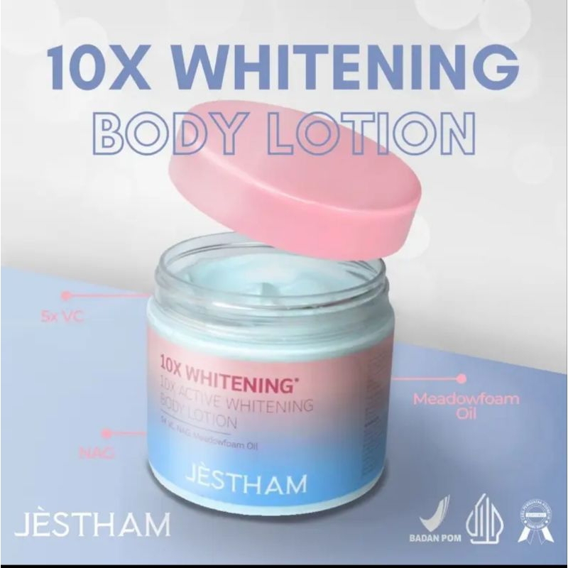 jestham active whitening body lotion