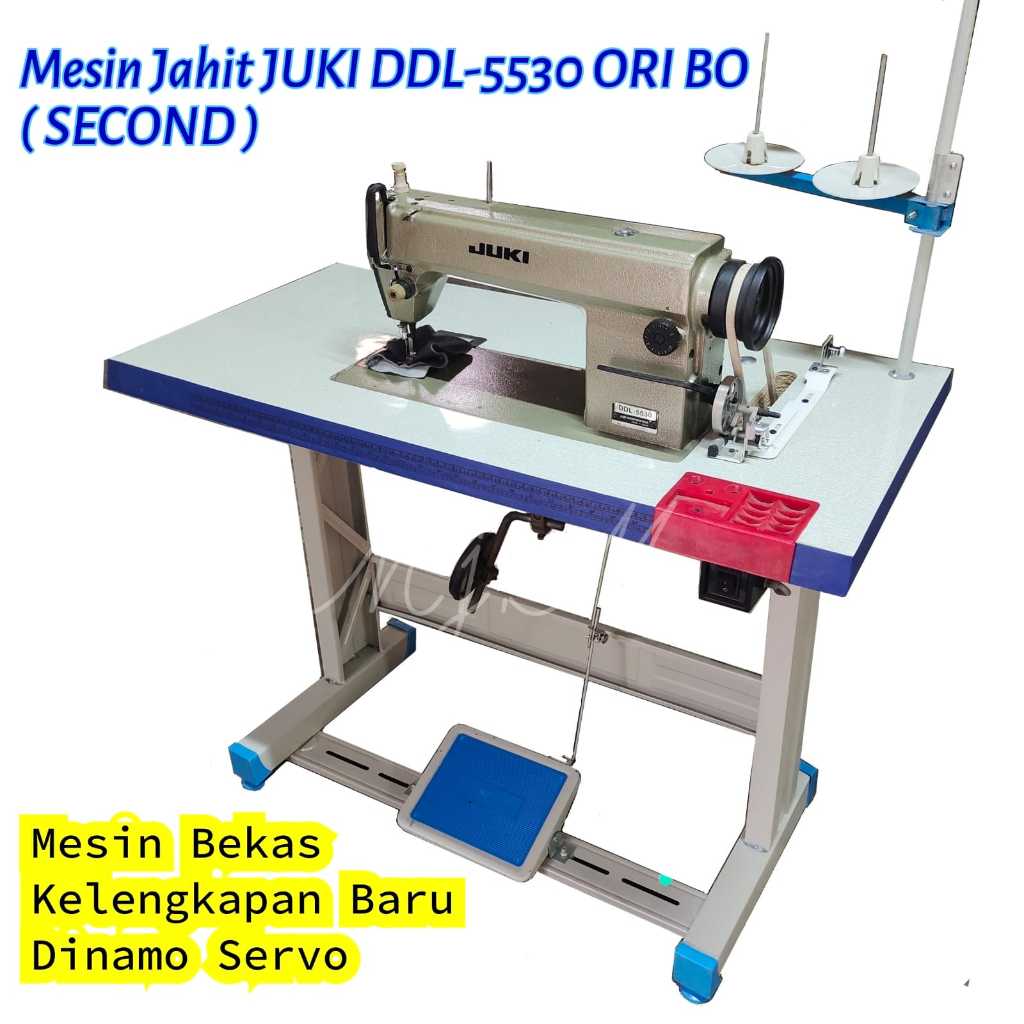 MESIN JAHIT JARUM SATU JUKI DDL-5530/5550 ORI BO ( BEKAS/SECOND ) KELENGKAPAN BARU / mesin jahit hig