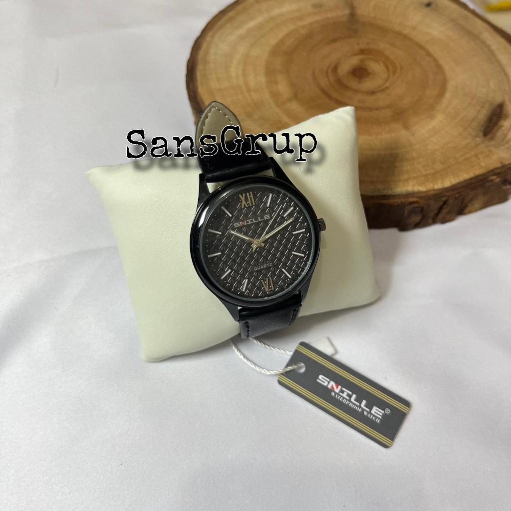 jam tangan pria snnile jam tangan mewah jam tangan elegan original anti air dapat box jam tangan cow