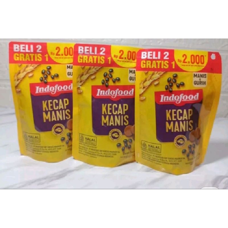 

kecap indofood 77gr beli 2 bonus 1