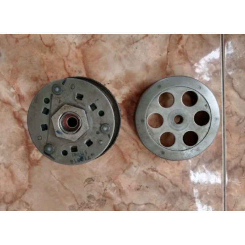 puly puli set mangkok kampas ganda Mio sporty Mio smile soul karbu original copotan