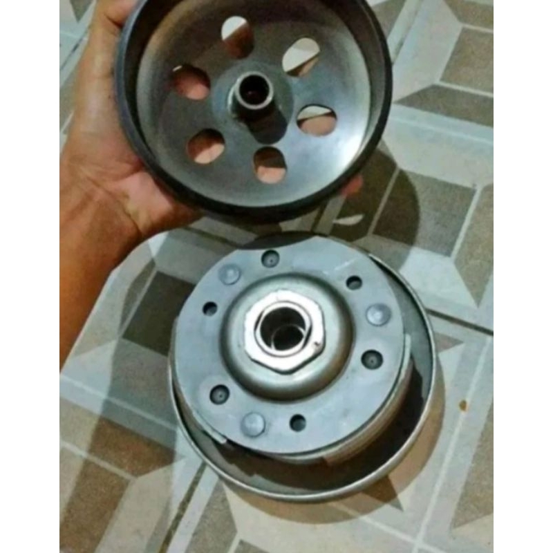 puly puli set mangkok kampas ganda Mio z Mio M3 soul karbu original copotan