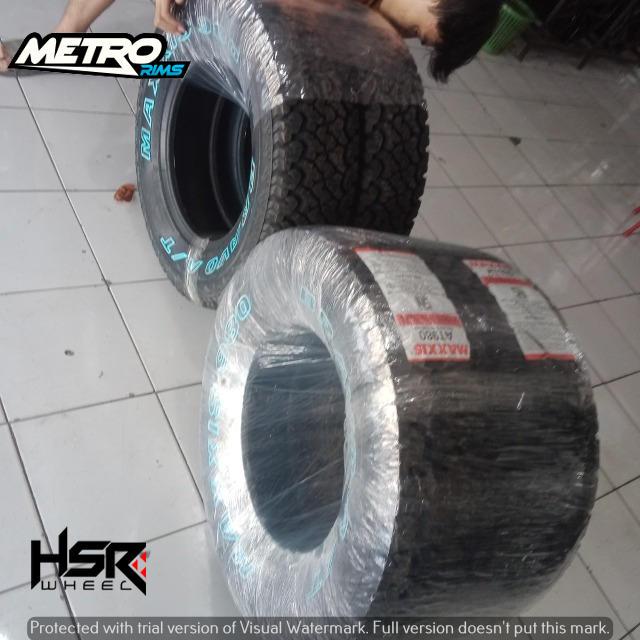 ban mobil semi offroad.lumpur ring 15 33x12,5 merk maxxis AT980 ukuran 33x12.5 R15 ban mobil hardtop