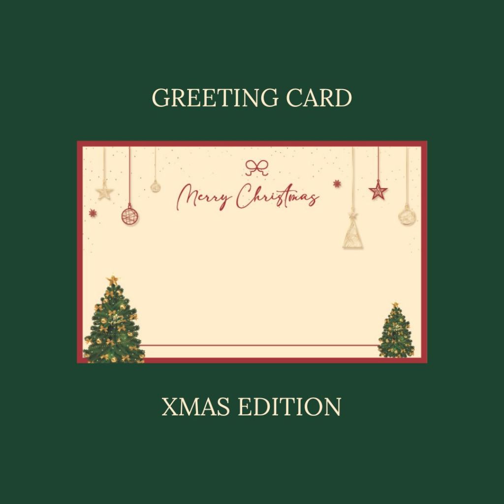 

XMAS GREETING CARD | XMAS TOPPER