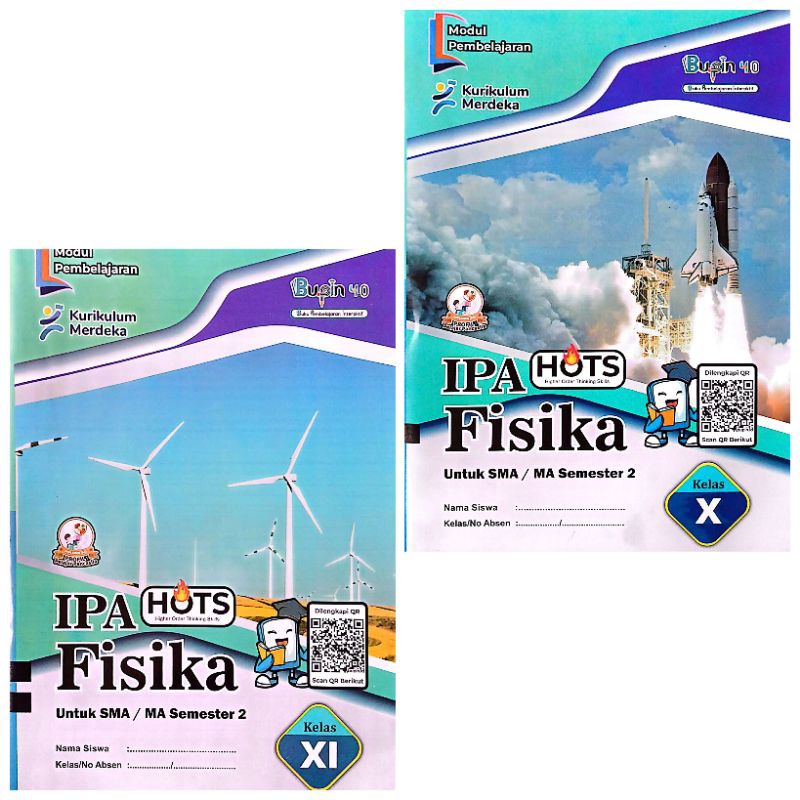 BUKU LKS SMA MA IPA FISIKA KELAS 10 11 KURIKULUM MERDEKA SEMESTER 2 GENAP TA.2024/2025 | BUPIN