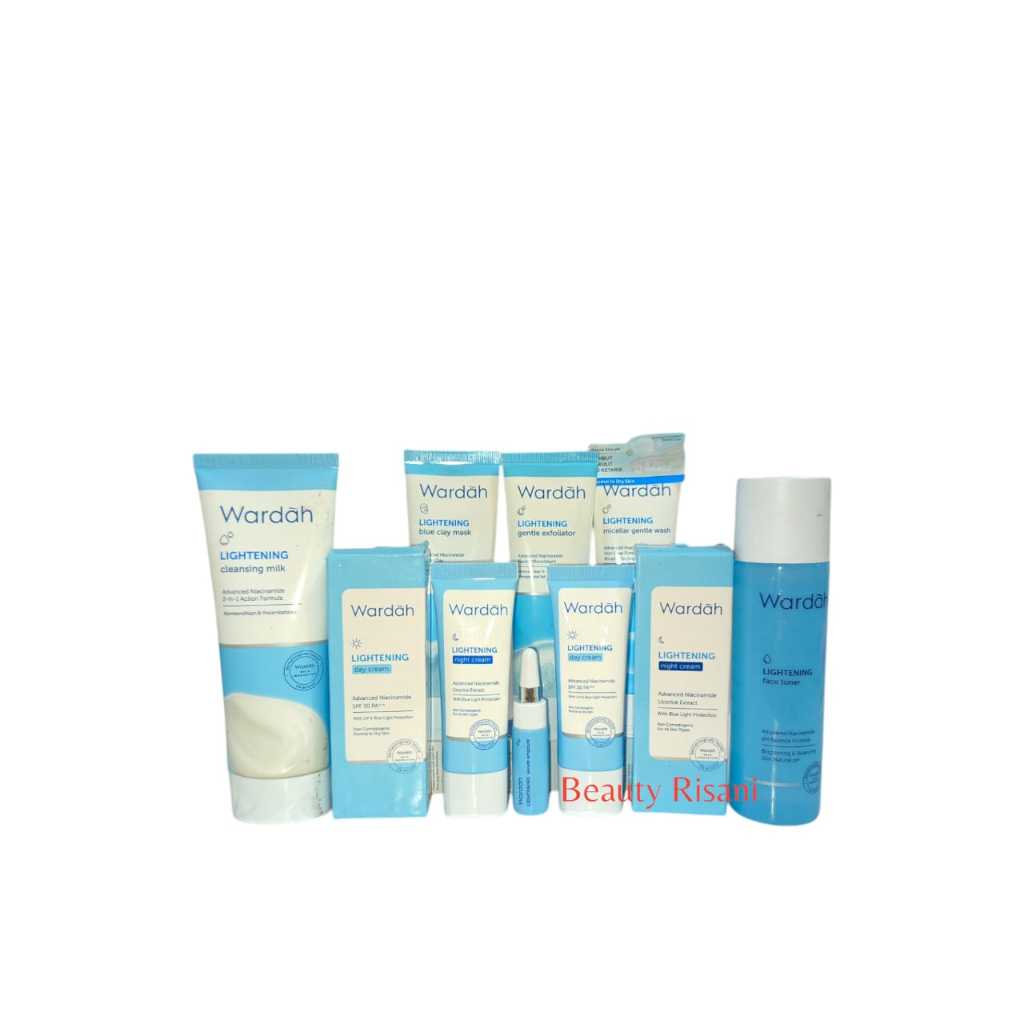 Wardah Skincare New Lightening Series/Perawatan Wajah Lengkap