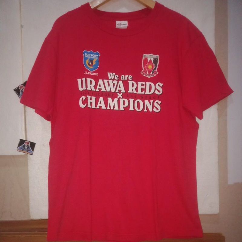 LEAGUE football JAPAN URAWA 2004 vintage built up t shirt size L SECOND ORIGINAL