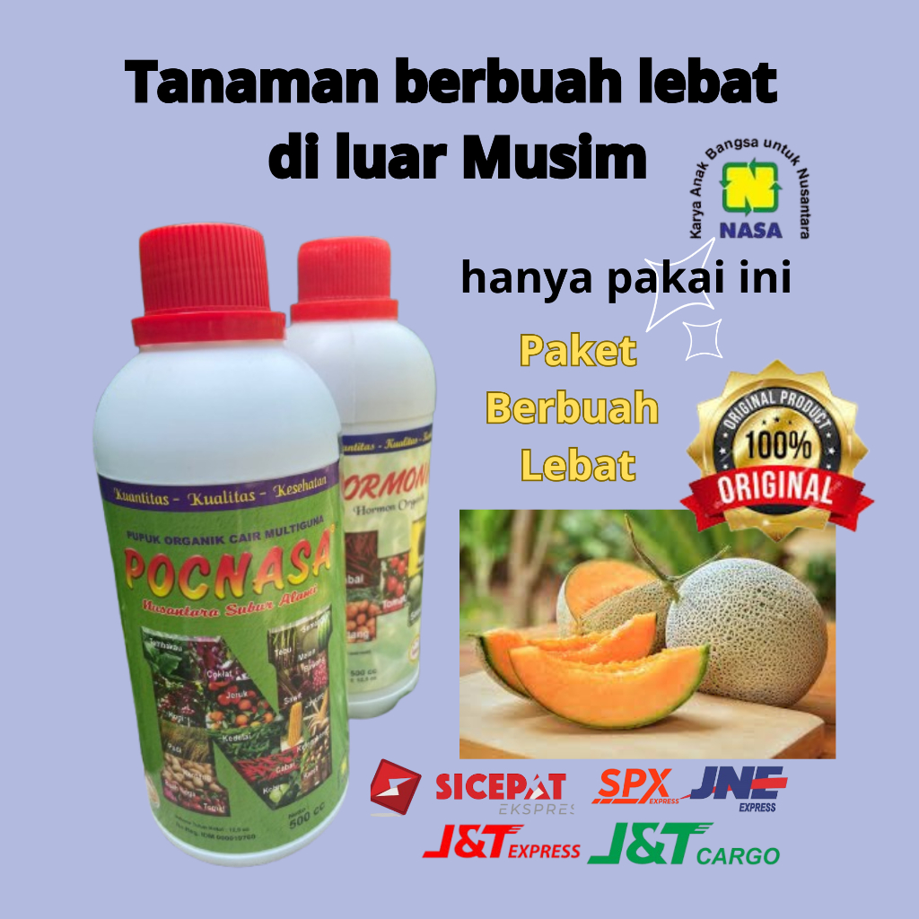 POC nasa dan hormonik satu paket POC NASA 500CC Pupuk Organik Cair Nasa , Pupuk Serbaguna