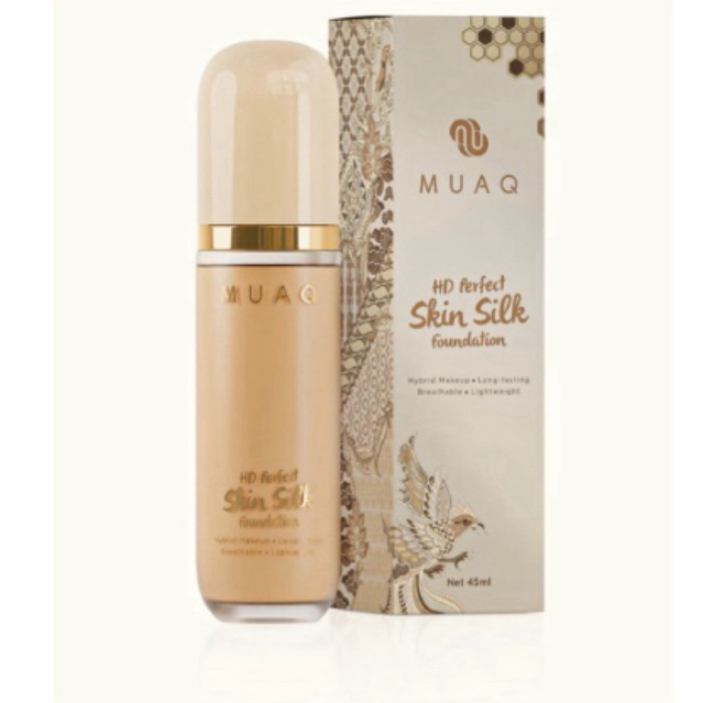 READY Foundation MUAQ 45 ml original PACKAGING TERBARU Foundation viral MUAQ