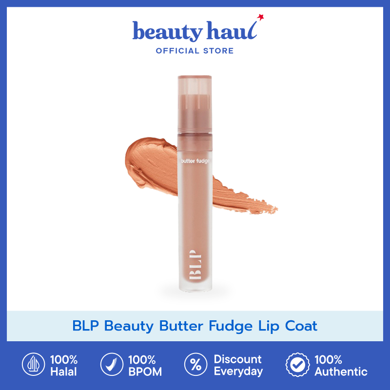 BLP BEAUTY Lip Coat Butter Fudge Collection - BLP Lip Coat, Lipstik Matte Tahan Lama, Lipstik dengan