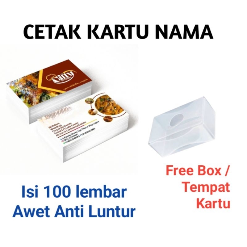 

KARTU NAMA (isi 100 pcs)