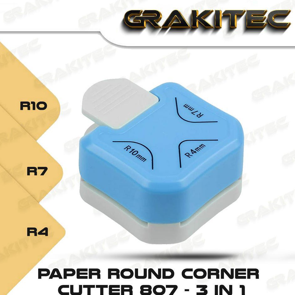 

Super Rating Round Corner Cutter 3 in 1 Pemotong Sudut Corner Puncher Rounder Siku Pemotong Ujung Kertas Plastik pembolong kertas