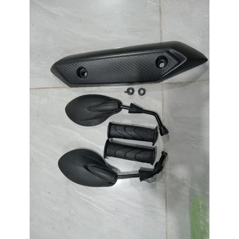 paket spion X1+hangrip+cover knalpot beat fi2014