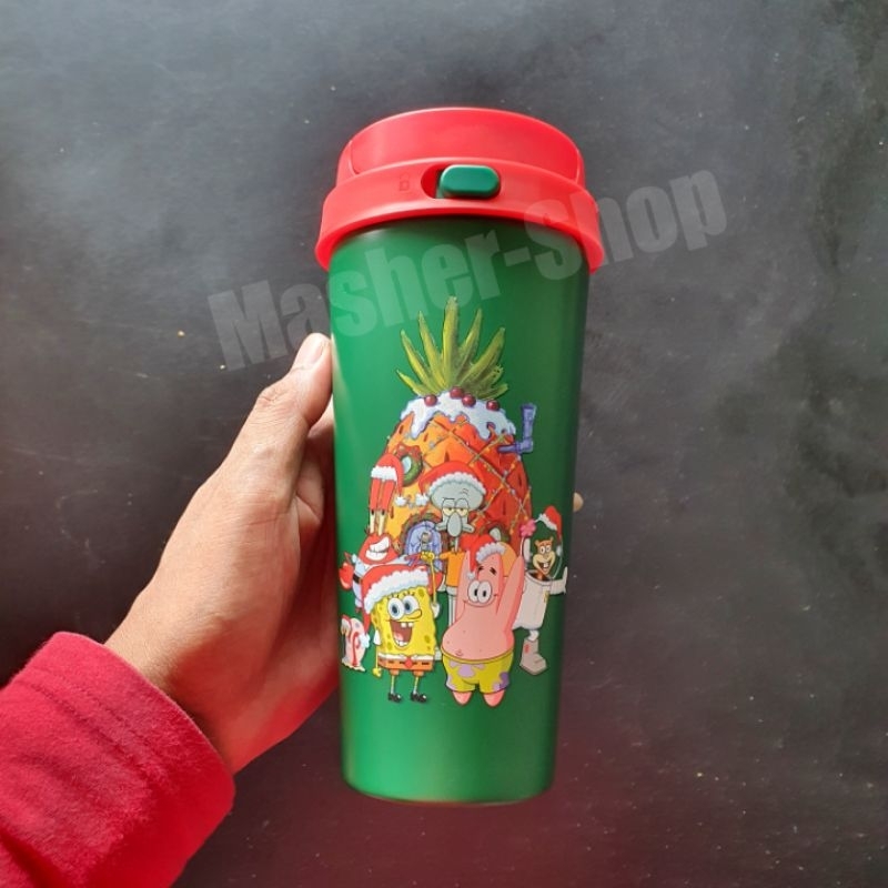 Tumbler Starbucks x Spongebob Squarepants Holiday 2024 Family