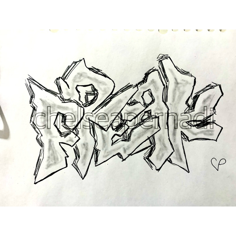 

gravity - graffiti - sketsa gravity