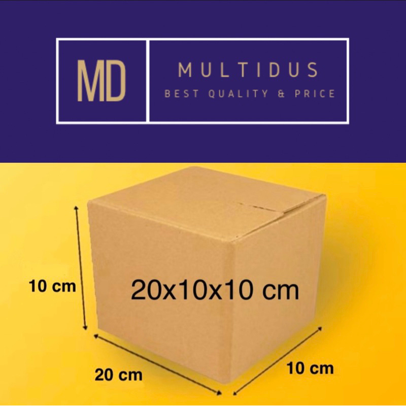 

Kardus Packing 20x10x10 cm - Dus Packaging Kemasan Karton Box Murah Baru