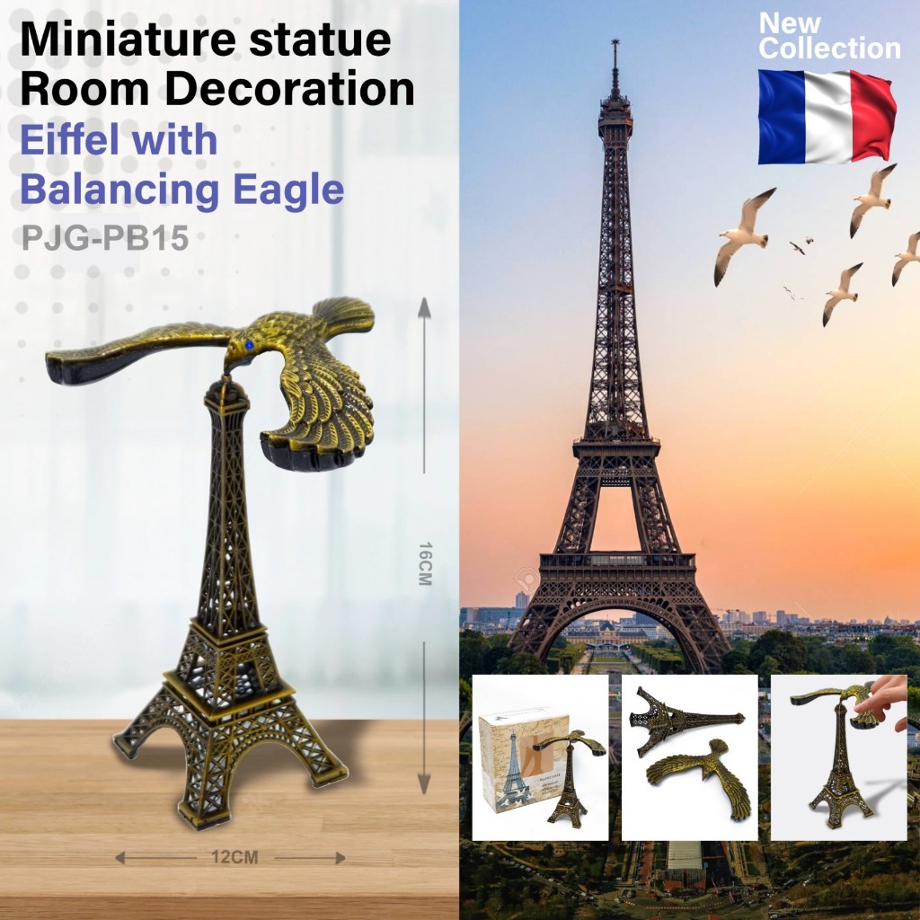 Eiffel tower Balance Eagle Pajangan Miniatur eiffel Paris burung Elang