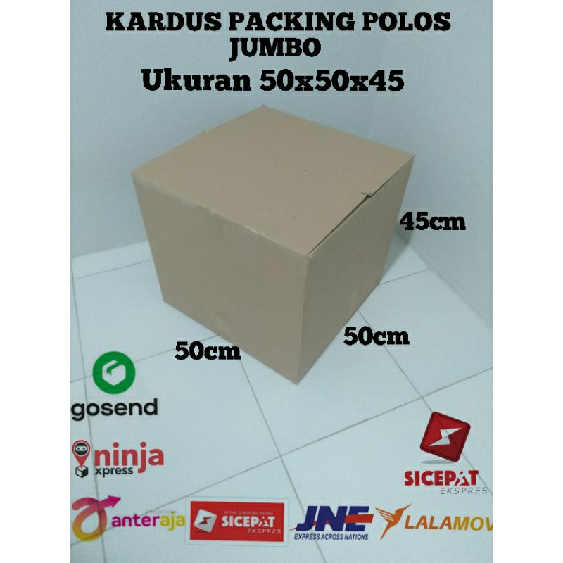 

kardus box packing paket JUMBO ukuran 50x50x45