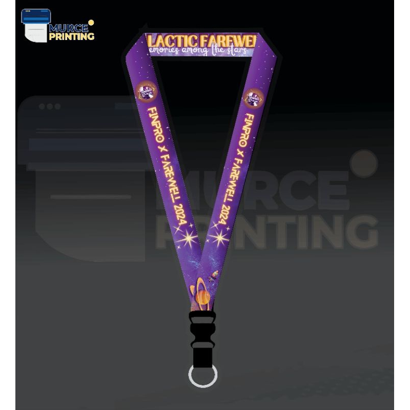 

Lanyard Custom Paket Bundling (Lanyard + Id Card + Stopper + Frame) Cetak 2 Sisi Lebar 2cm Panjang± 90cm