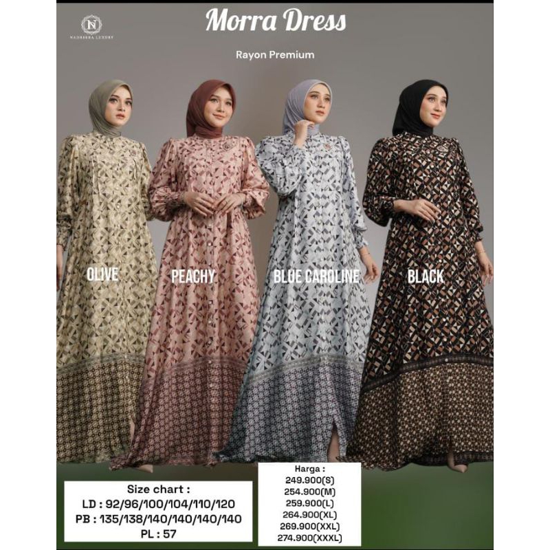 MORRA DRESS BY NADHEERA LUXURY // GAMIS LEBARAN 2025 // GAMIS KONDANGAN