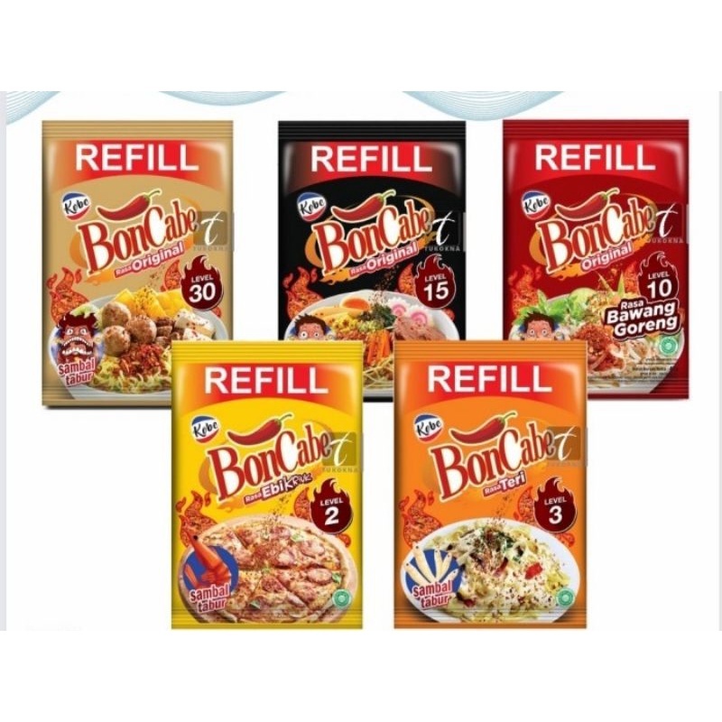 

BONCABE REFILL LEVEL 15 & 30 | LEBIH GURIH DAN PEDAS